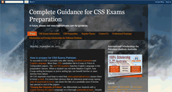 Desktop Screenshot of css-preparation.blogspot.com