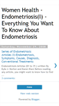 Mobile Screenshot of endometriosisa.blogspot.com