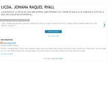 Tablet Screenshot of johanaryall.blogspot.com