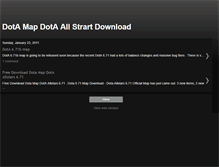 Tablet Screenshot of dotamapallstrartdownload.blogspot.com