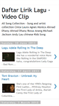 Mobile Screenshot of daftar-liriklagu.blogspot.com