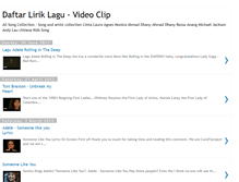 Tablet Screenshot of daftar-liriklagu.blogspot.com