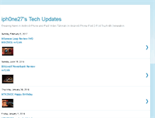 Tablet Screenshot of iph0ne27techupdates.blogspot.com