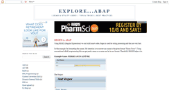 Desktop Screenshot of abap-explorer.blogspot.com