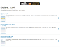 Tablet Screenshot of abap-explorer.blogspot.com