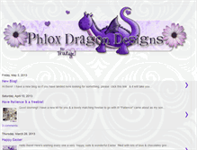 Tablet Screenshot of phloxdragon.blogspot.com