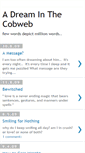 Mobile Screenshot of adreaminthecobweb.blogspot.com