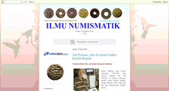 Desktop Screenshot of numismatik-indonesia.blogspot.com
