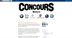 Desktop Screenshot of concoursmotors.blogspot.com