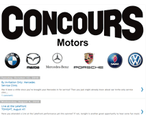 Tablet Screenshot of concoursmotors.blogspot.com