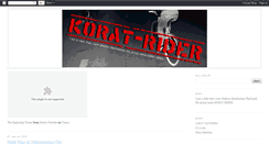 Desktop Screenshot of korat-rider.blogspot.com