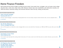 Tablet Screenshot of homefinancefreedom.blogspot.com