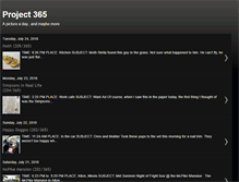 Tablet Screenshot of project365-sujomi.blogspot.com