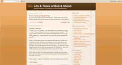 Desktop Screenshot of bobandshosh.blogspot.com