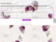 Tablet Screenshot of noviasmoda.blogspot.com