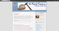 Desktop Screenshot of amentalfracture.blogspot.com