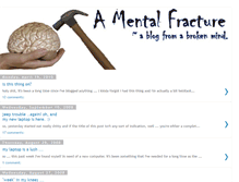 Tablet Screenshot of amentalfracture.blogspot.com