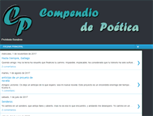 Tablet Screenshot of compendiodepoetica.blogspot.com