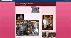 Desktop Screenshot of jennyryanmiracle.blogspot.com