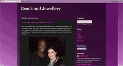 Desktop Screenshot of beadsandjewellery.blogspot.com