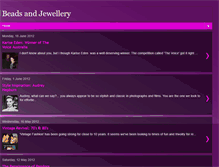 Tablet Screenshot of beadsandjewellery.blogspot.com