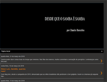 Tablet Screenshot of desdequeosambaesamba.blogspot.com