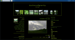 Desktop Screenshot of duchessofgravity.blogspot.com