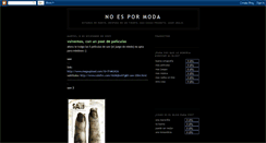 Desktop Screenshot of estonoespormoda.blogspot.com