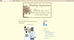 Desktop Screenshot of ambermayweddings.blogspot.com