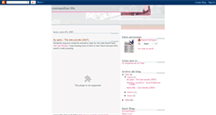 Desktop Screenshot of cosmopolitan-life.blogspot.com