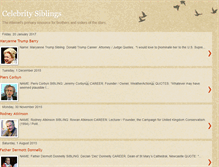 Tablet Screenshot of celebritysiblings.blogspot.com