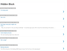 Tablet Screenshot of hiddenblock.blogspot.com