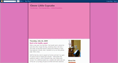 Desktop Screenshot of cleverlittlecupcake.blogspot.com