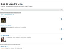 Tablet Screenshot of blogdoleandrolima.blogspot.com