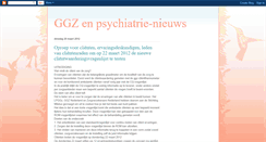 Desktop Screenshot of ggz-en-psychiatrie-nieuws.blogspot.com