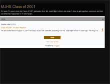 Tablet Screenshot of mjhs2001.blogspot.com