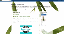Desktop Screenshot of greenfinancial.blogspot.com