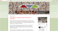 Desktop Screenshot of findrelativesinmexico.blogspot.com