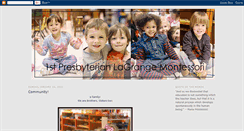 Desktop Screenshot of lagrangemontessori.blogspot.com