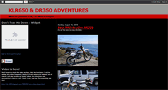 Desktop Screenshot of klr-650.blogspot.com