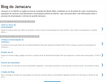 Tablet Screenshot of blogjamacaru.blogspot.com
