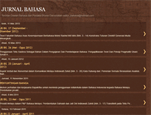 Tablet Screenshot of jurnalbahasa.blogspot.com