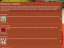 Tablet Screenshot of harmonie-habitat.blogspot.com