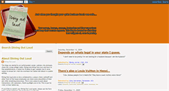 Desktop Screenshot of diningoutloud.blogspot.com