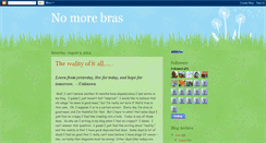 Desktop Screenshot of nomorebras.blogspot.com