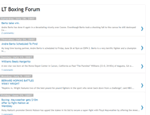 Tablet Screenshot of ltboxingforum.blogspot.com