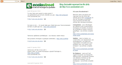 Desktop Screenshot of ecolostreet.blogspot.com