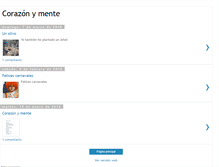 Tablet Screenshot of corazon-mente.blogspot.com