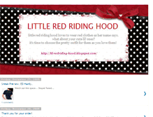 Tablet Screenshot of lil-redriding-hood.blogspot.com