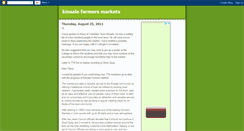 Desktop Screenshot of kinsalefarmersmarkets.blogspot.com